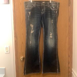 Silver Jeans—Flare-Women’s waist 34